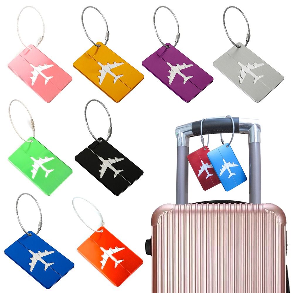 Travel Accessories India - ป้ายกระเป๋าถือเดินทางกระเป๋าเดินทางแบบนำกลับมาใช้ใหม่ได้มีเชือกป้ายสำหรับวันหยุดกระเป๋าเดินทาง