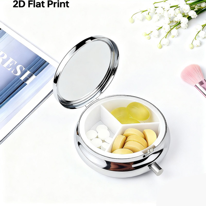 กล่องยาโลหะทรงกลมแบบพกพา ดีไซน - Travel Accessories As Gifts บทวิจารณ์และราคา