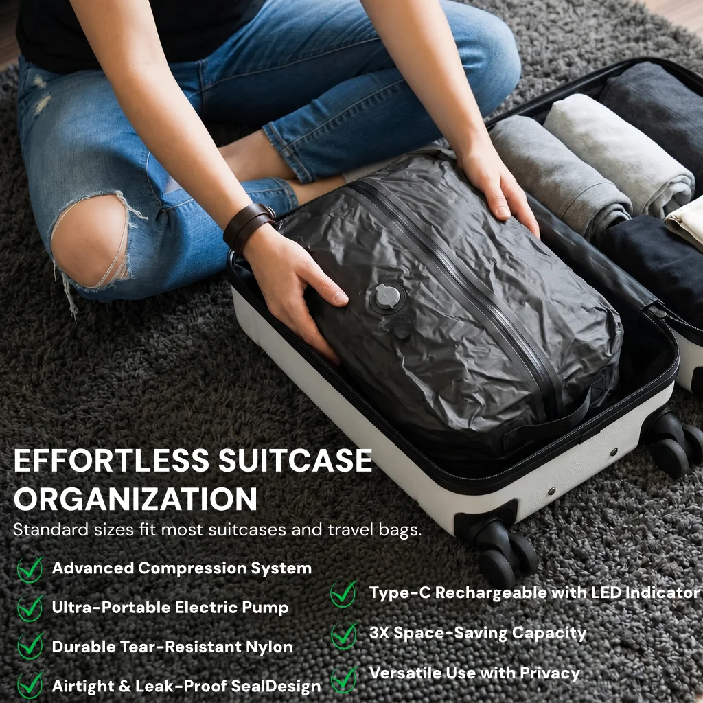 ถุงเก็บของแบบสูญญากาศ, ถุงจัดเ - Travel Accessories Organizer Bag บทวิจารณ์และราคา