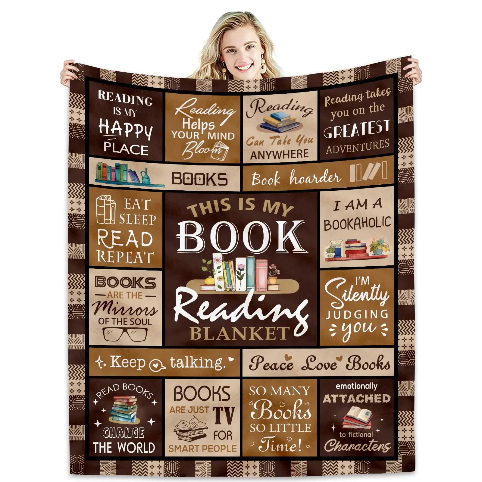 ผ้าห่มของขวัญสำหรับคนรักหนังสื - Travel Accessories Ideas บทวิจารณ์และราคา