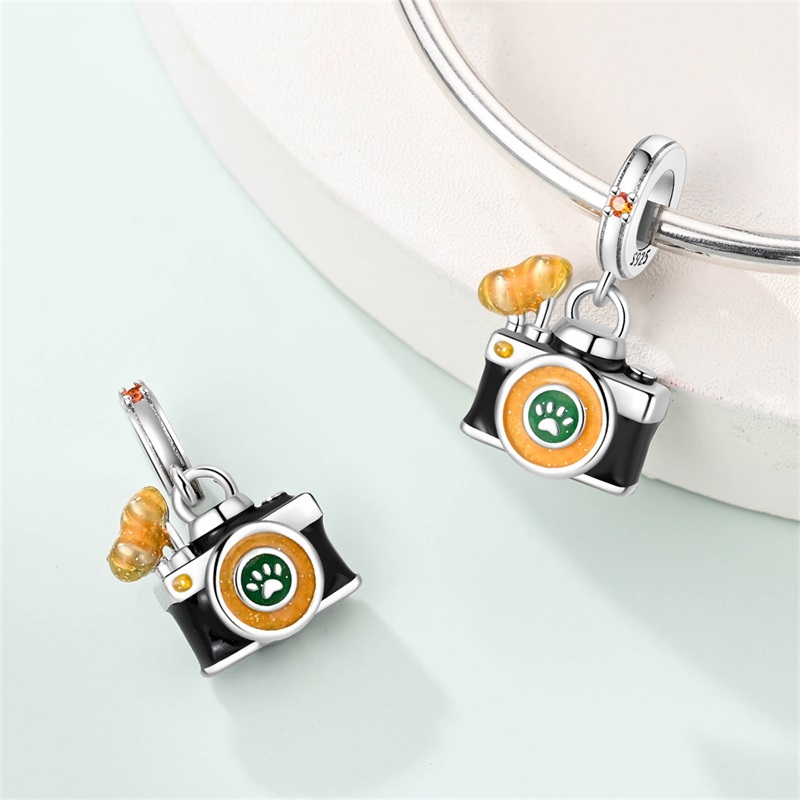 จี้กล้องวินเทจเงินแท้ 925 ประด - Travel Accessories India บทวิจารณ์และราคา