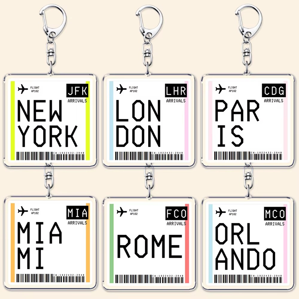 พวงกุญแจบอร์ดดิ้งพาสตั๋วเครื่อ - Travel Accessories Jewelry บทวิจารณ์และราคา